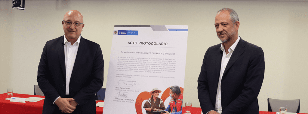 Convenio Bancamía MinAgricultura 1